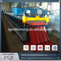made in china aluminum color metal tile roll forming machine making roofing sheet